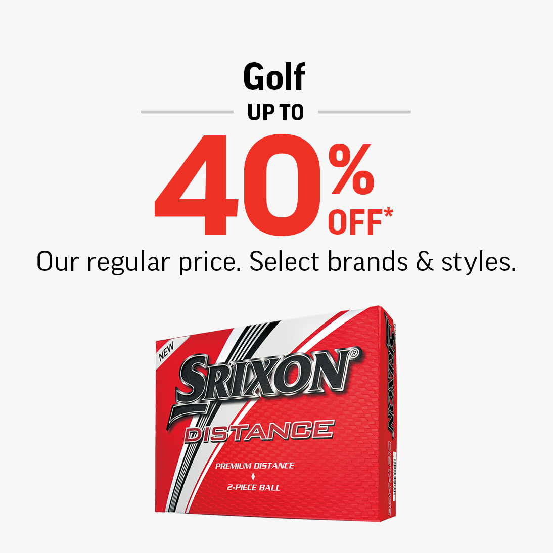 GOLF UP TO 40% OFF icon
