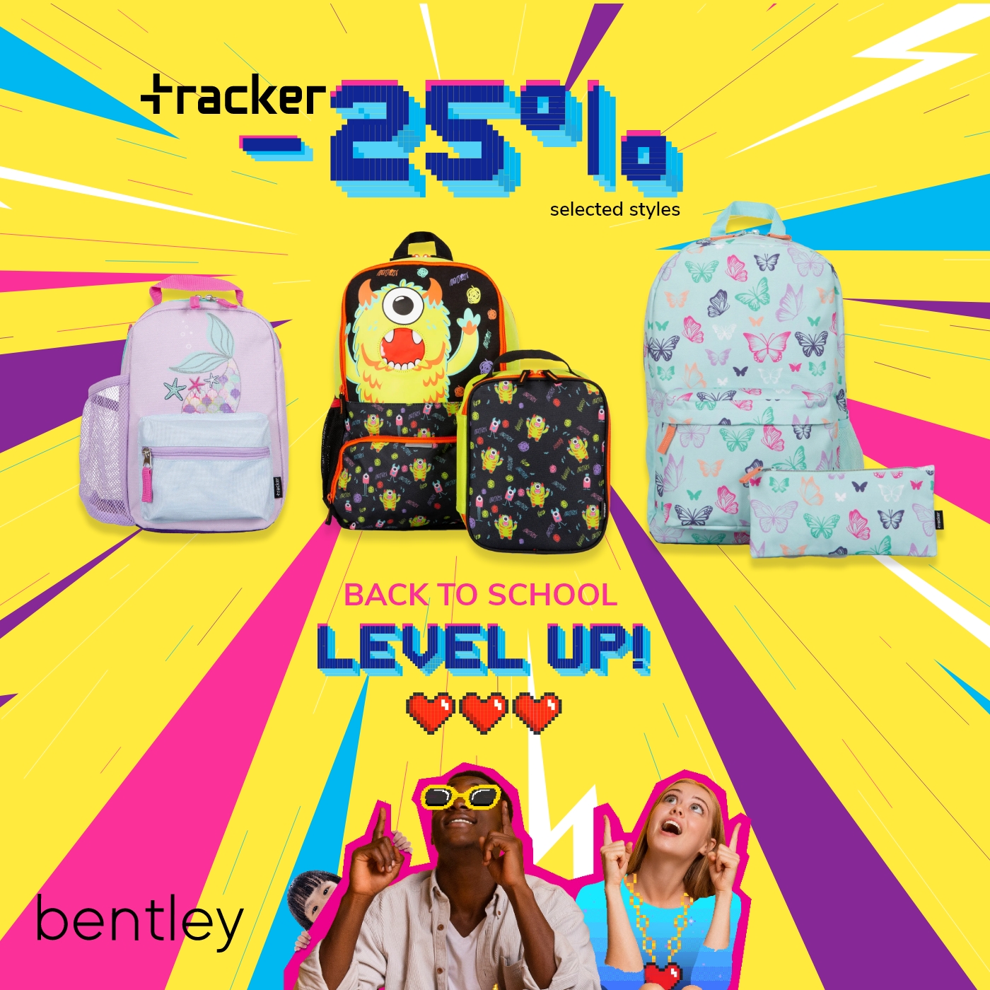 25% OFF TRACKER BACK TO SCHOOL STYLES icon