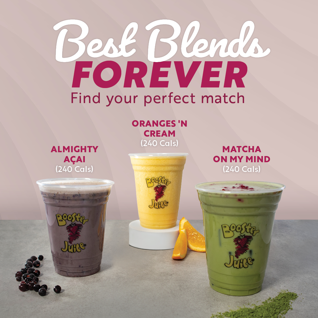 BOOSTER JUICE SEPTEMBER FEATURE: NEW OAT BLENDS icon