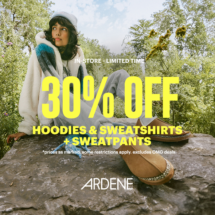 30% OFF HOODIES &amp; SWEATSHIRTS + SWEATPANTS icon