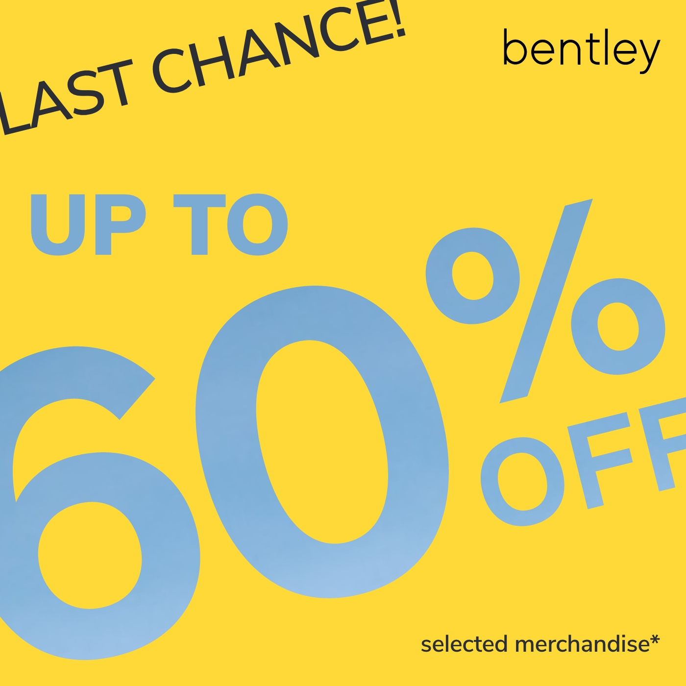 LAST CHANCE! UP TO 60% OFF icon