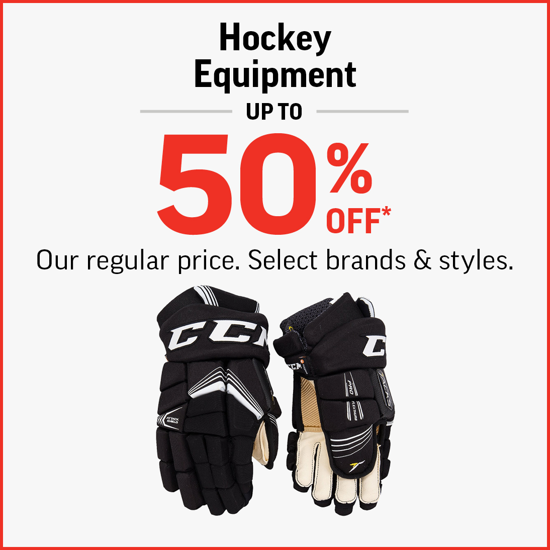 HOCKEY EQUIPMENT UP TO 50% OFF icon