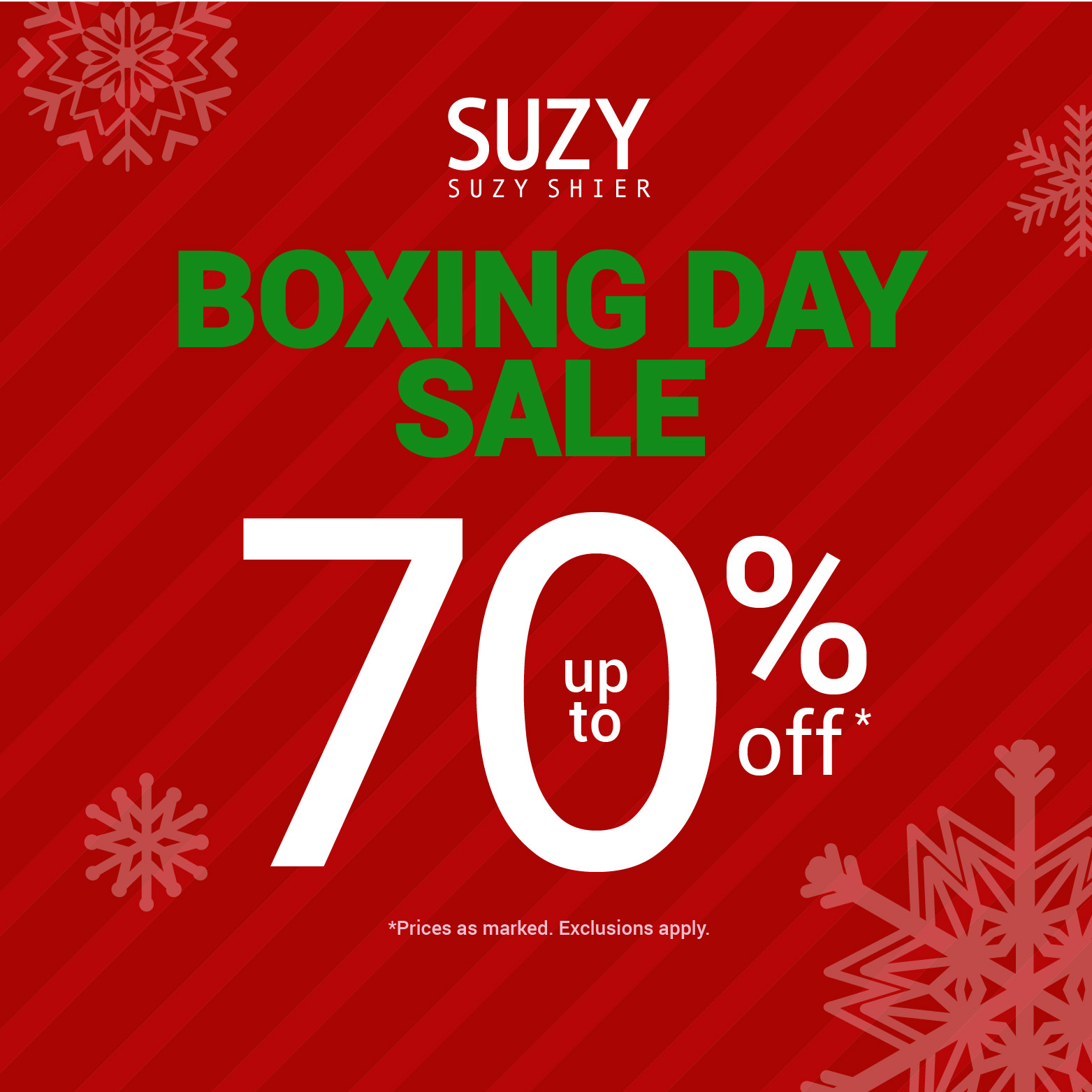 UP TO 70% OFF icon