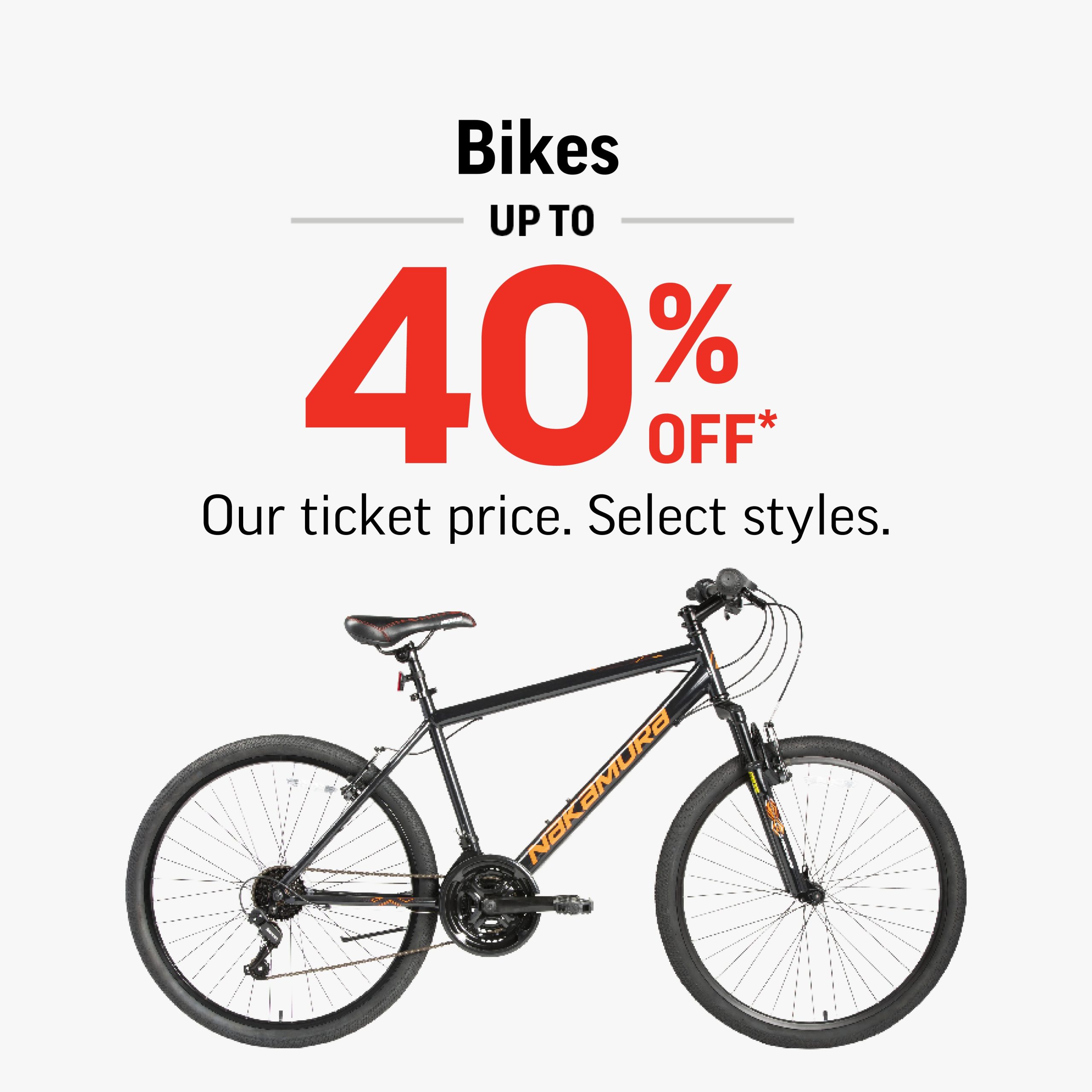 BIKES UP TO 40% OFF icon