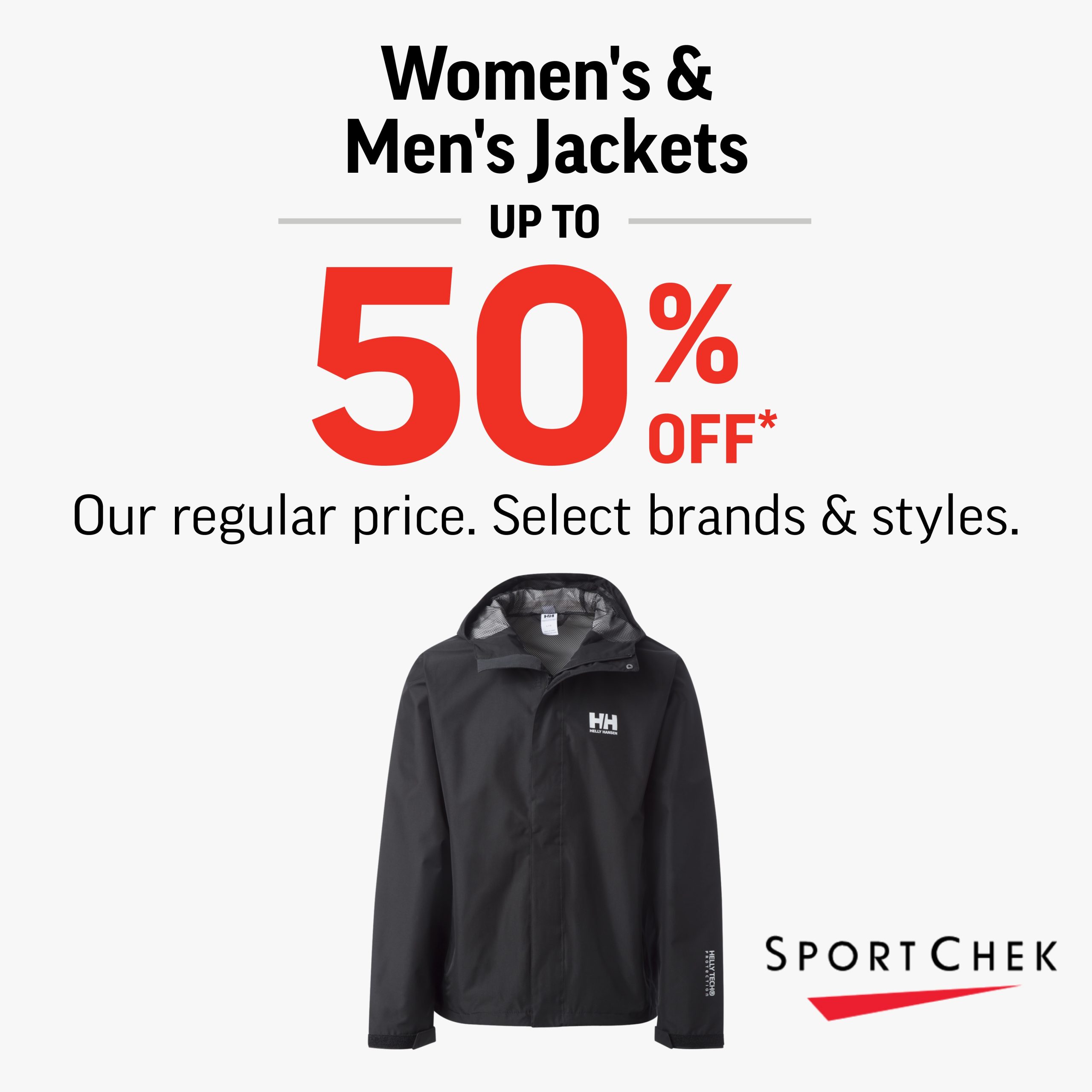 WOMEN’S AND MEN’S JACKETS UP TO 50% OFF icon