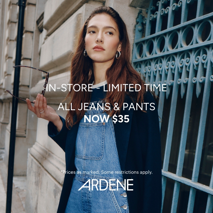 ALL JEANS & PANTS NOW $35 icon