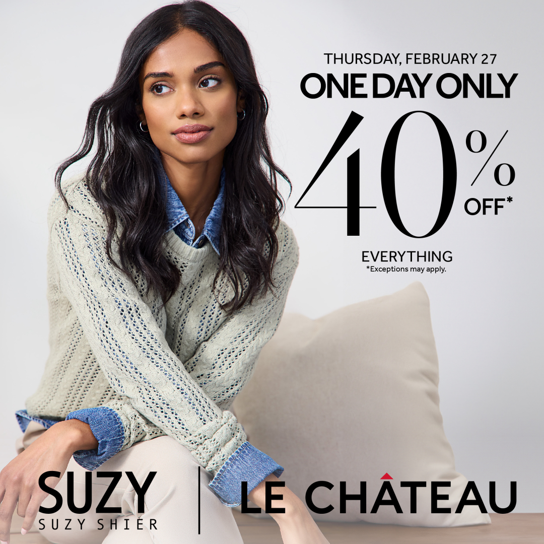 Suzy Shier | Le Chateau – 40% Off Sale icon