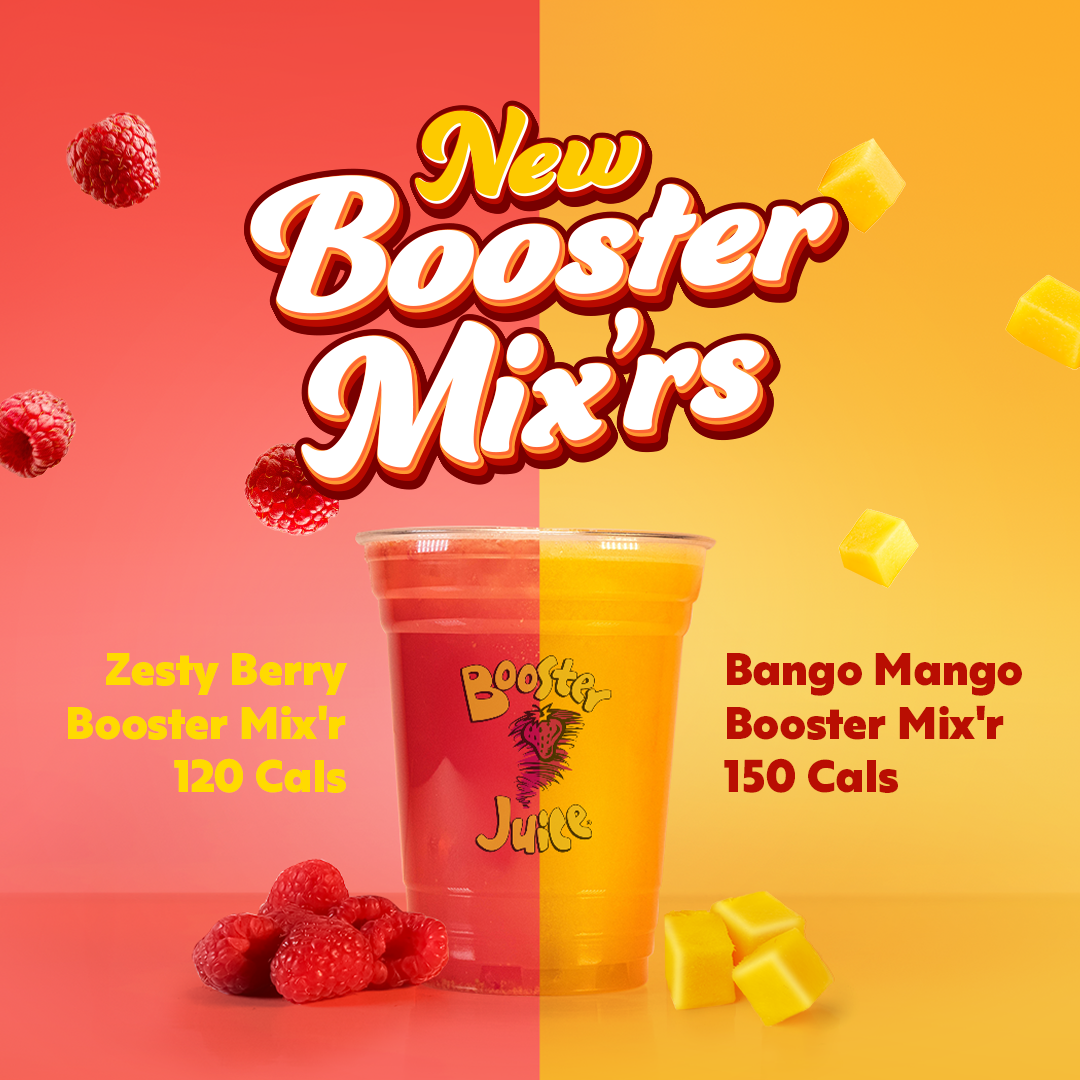 NEW ZESTY BERRY & BANGO MANGO BOOSTER MIX’RS icon