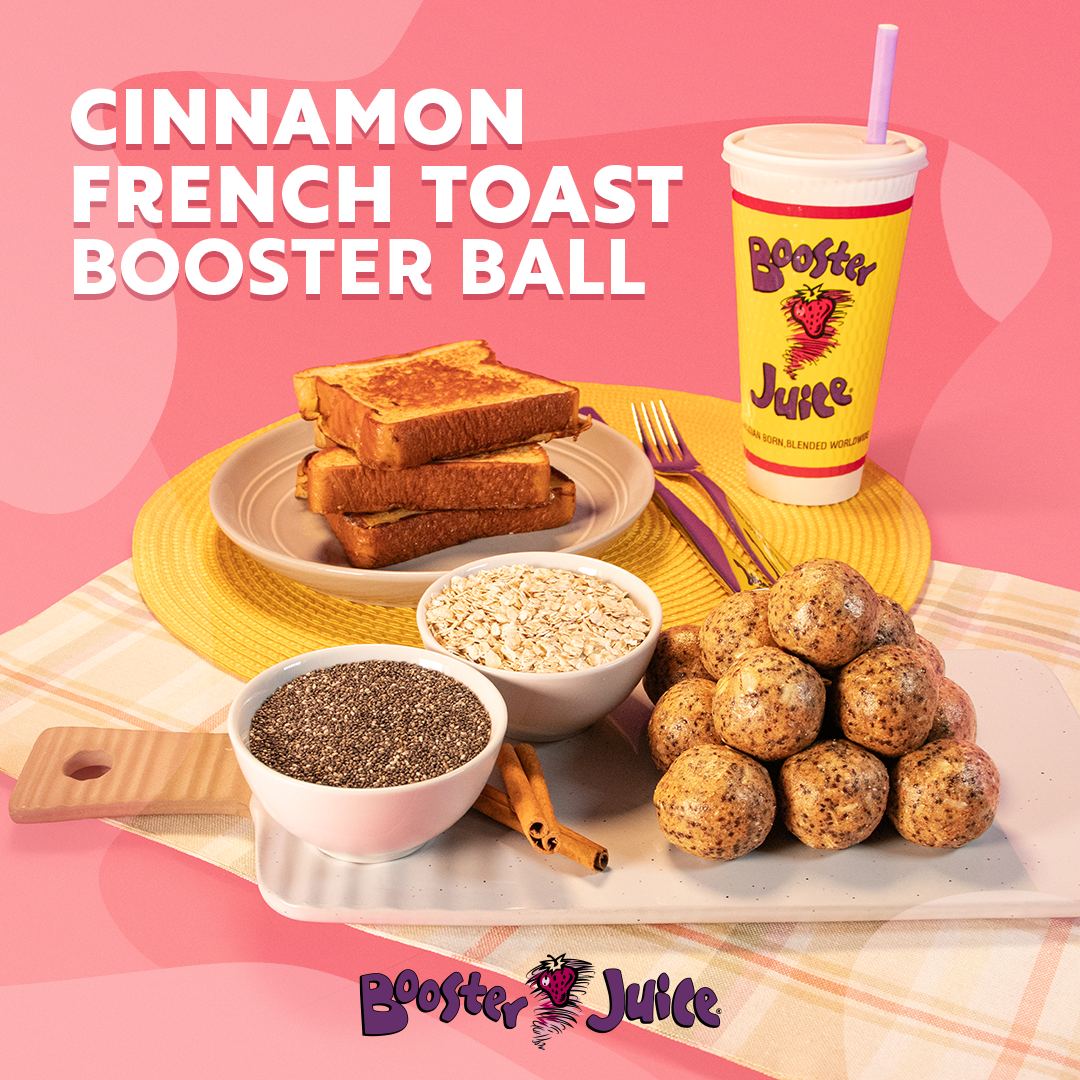 BOOSTER JUICE APRIL FEATURE: NEW CINNAMON FRENCH TOAST BOOSTER BALL icon