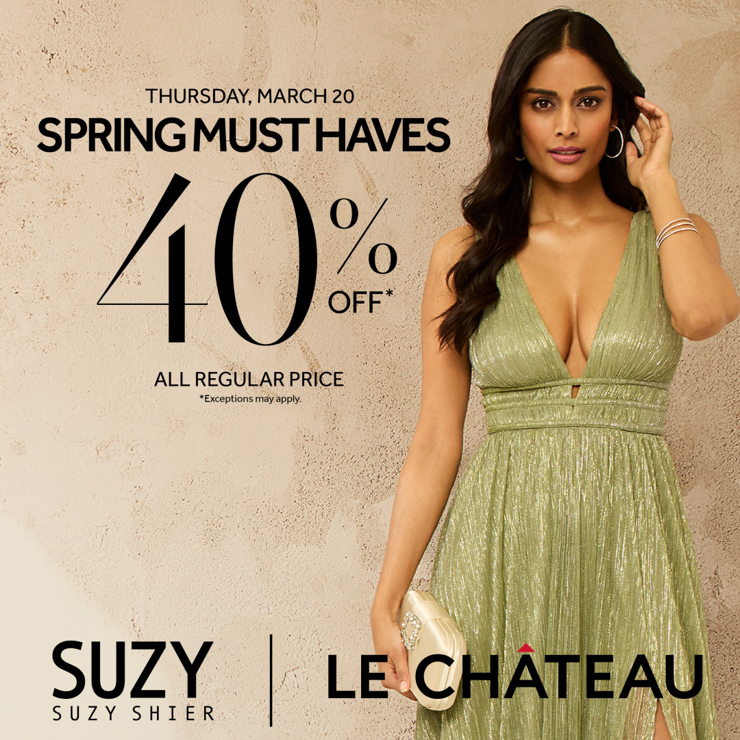 Suzy Shier | Le Chateau – 40% Off Sale icon