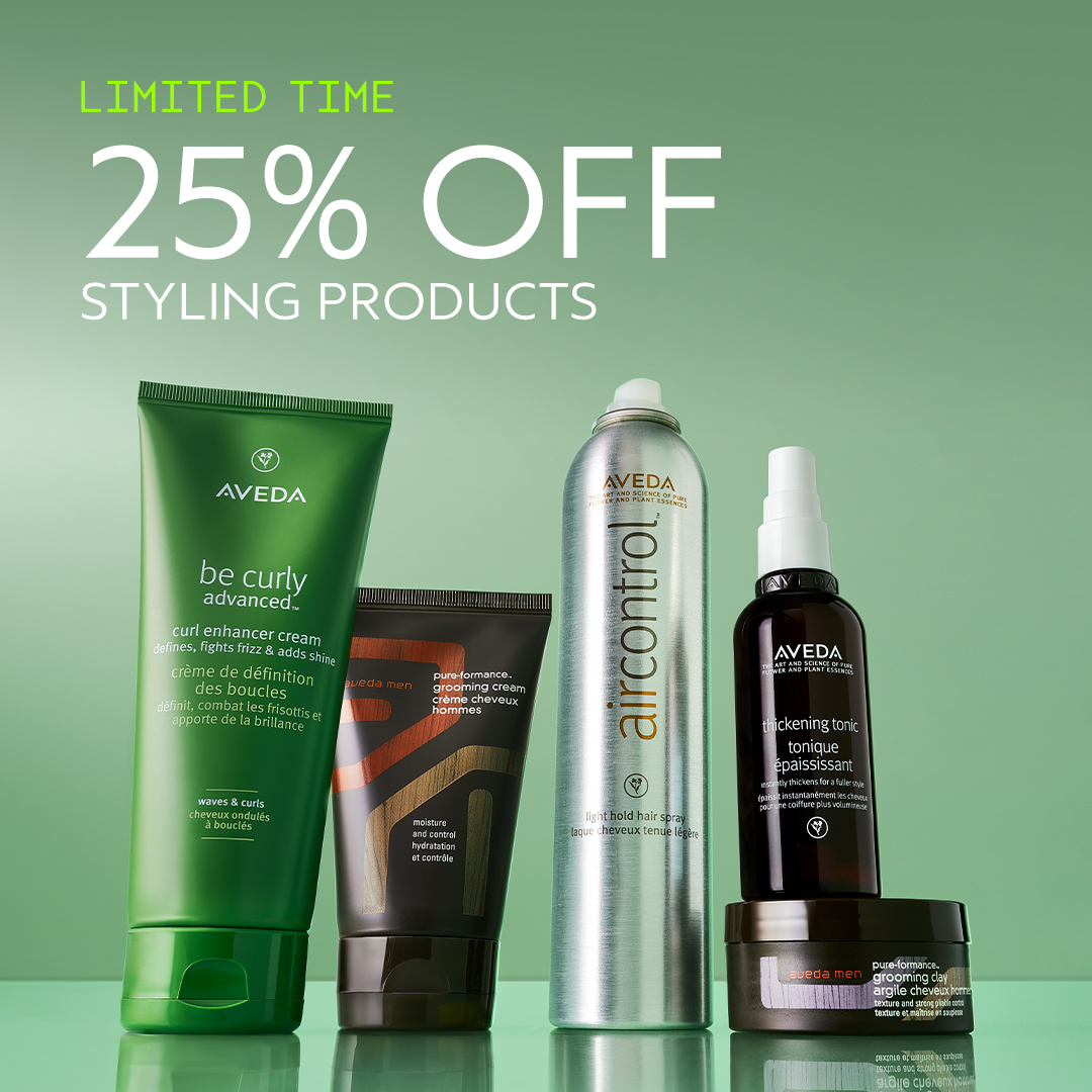 25% OFF AVEDA STYLING PRODUCT icon