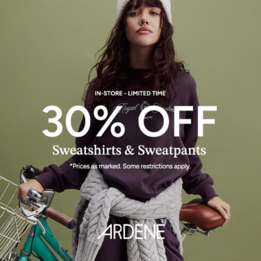 30% OFF SWEATSHIRTS & SWEATPANTS icon