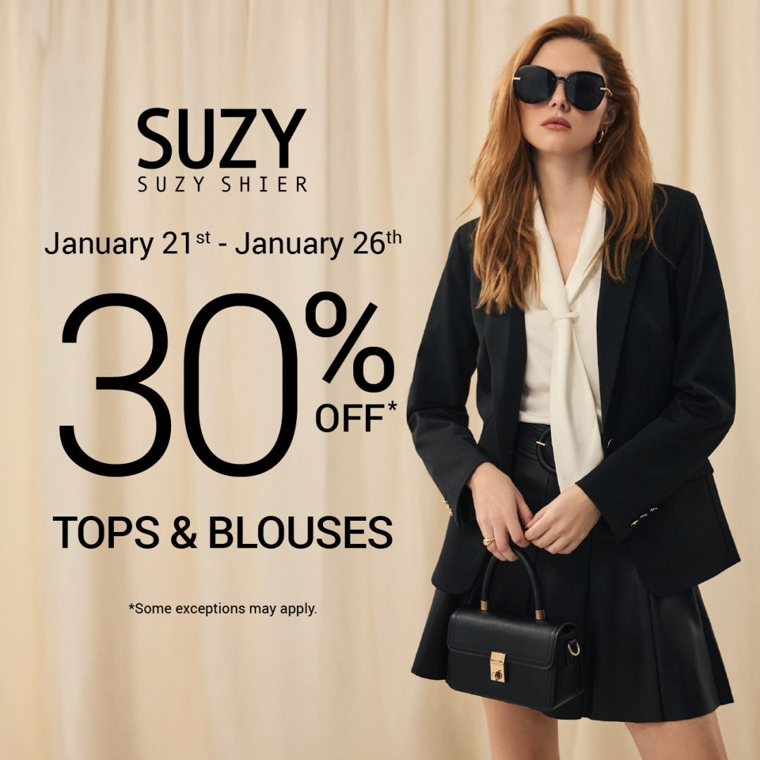 Just in: Tops at 30% off icon