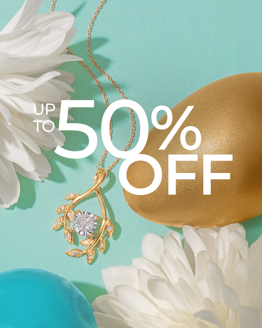 SPRING INTO SPARKLE: 50% OFF SELECTED JEWELLERY icon