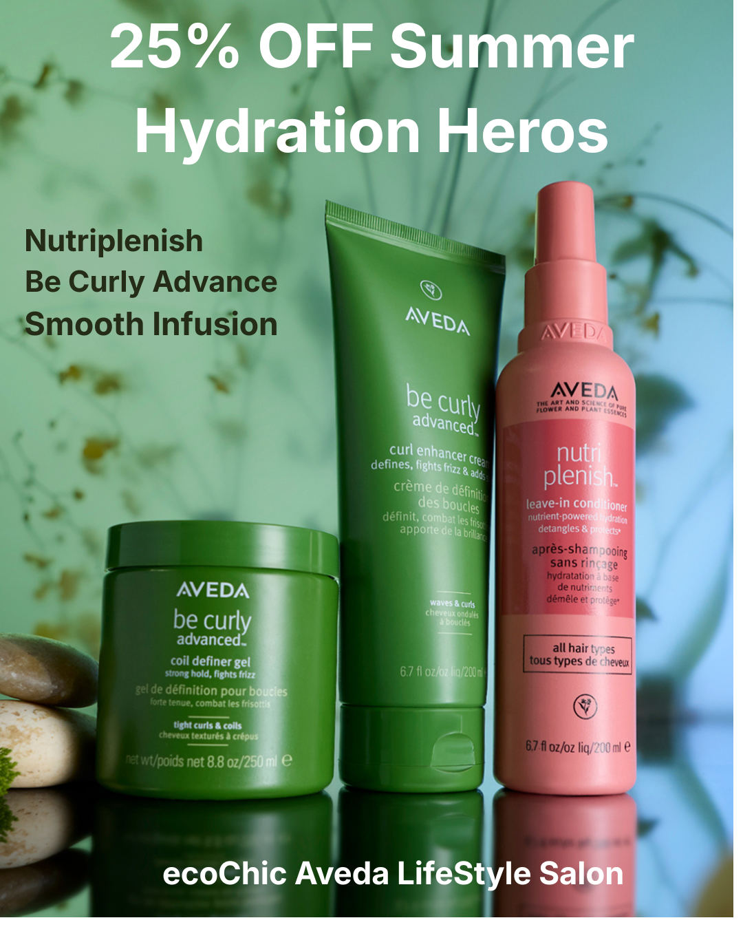 25% OFF AVEDA SUMMER HYDRATION HEROS icon