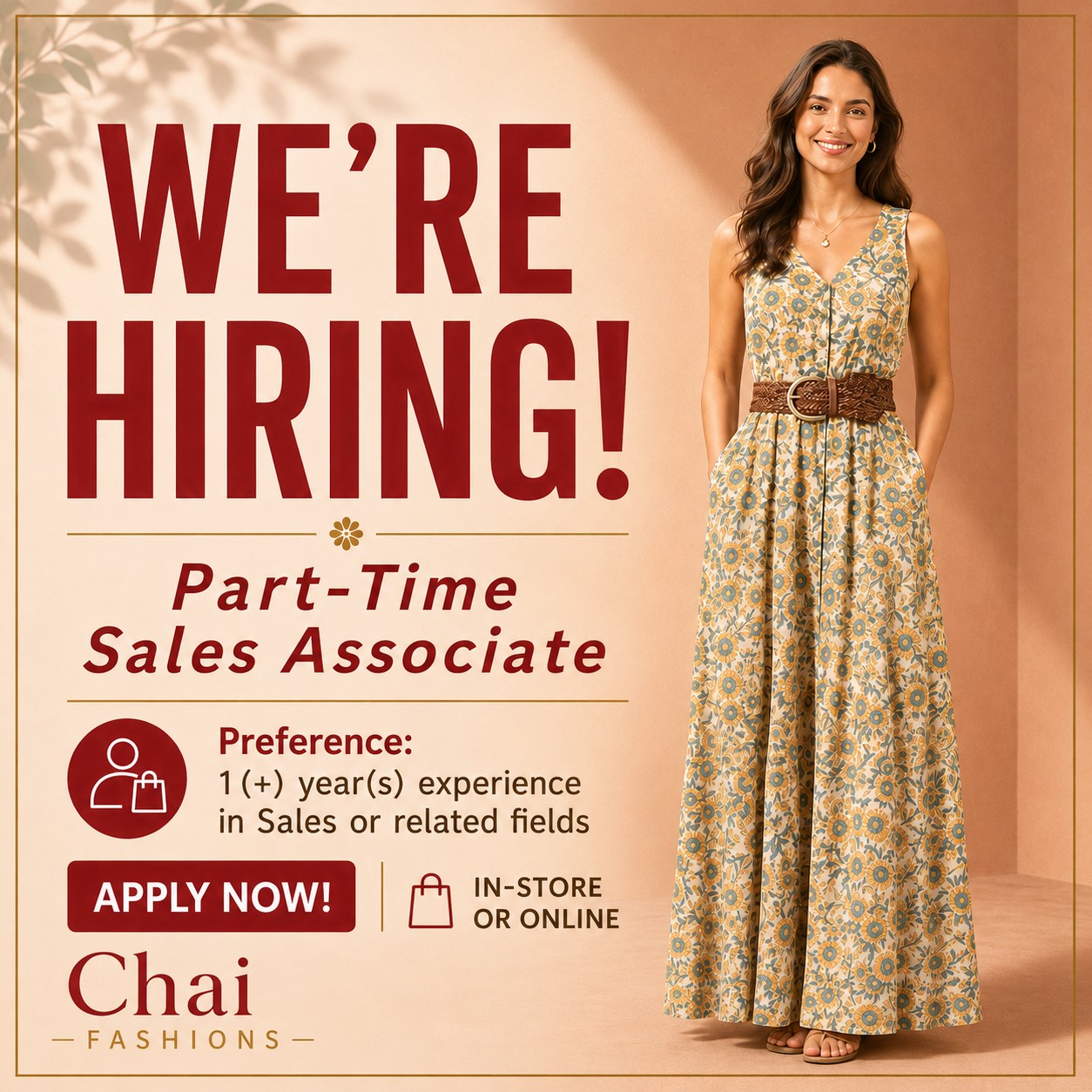 PART-TIME SALES ASSOCIATE